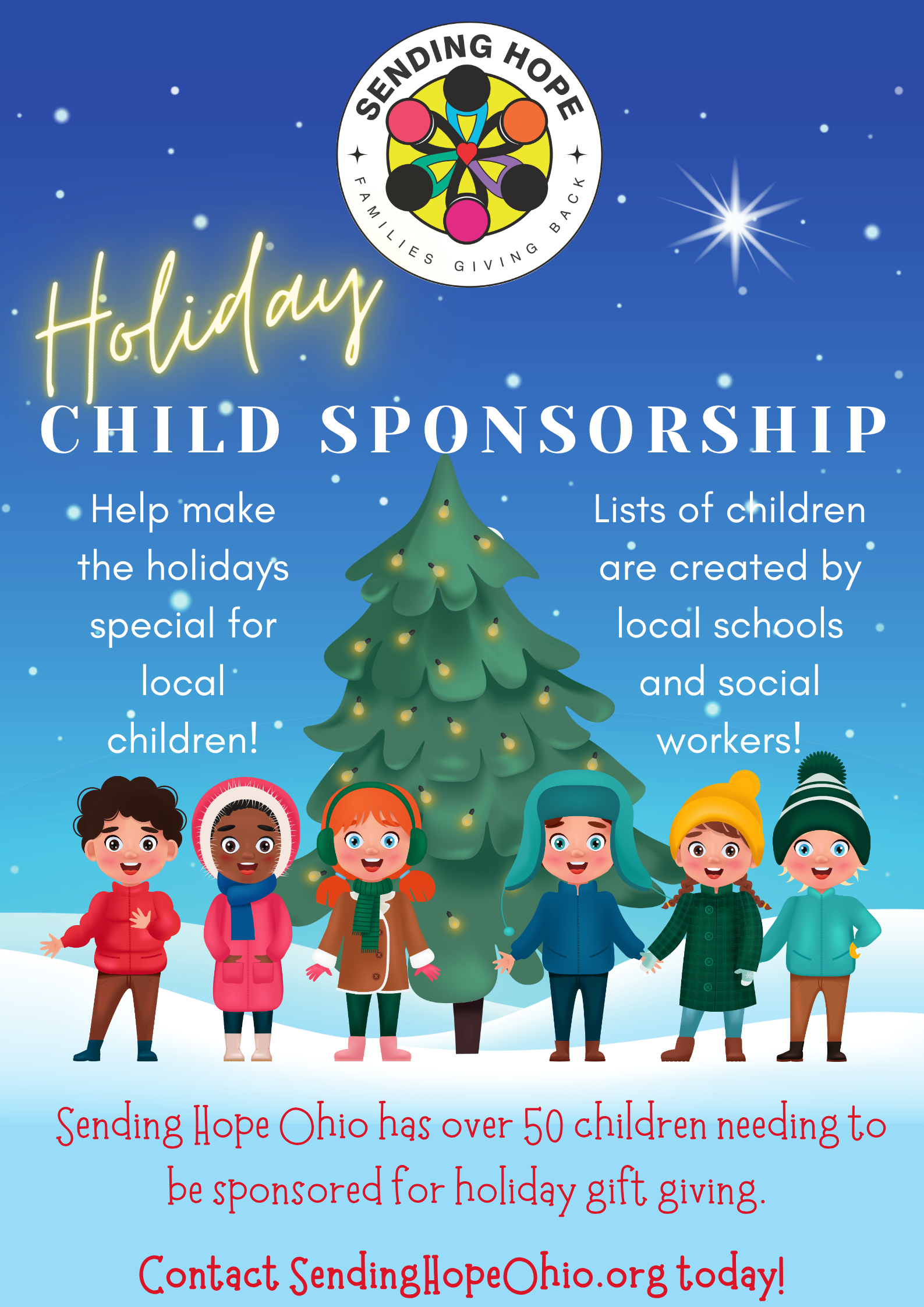 sponsoring over 100 local children in 2025