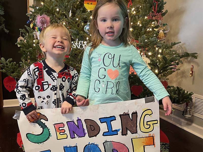Sending Hope Holiday Party kids