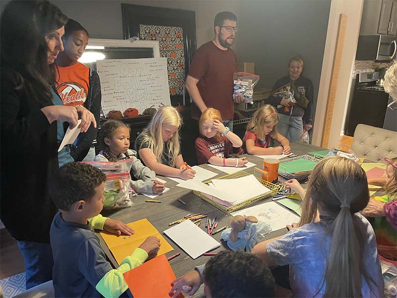 Fall party kids